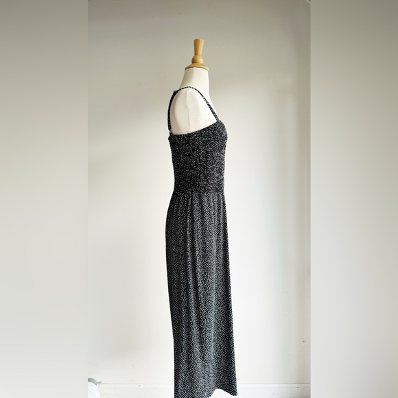 OLD NAVY Smocked Polka Dot Cropped Wide-Leg Jumpsuit Large - Picture 3 of 5